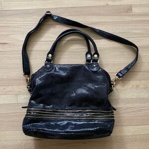 Deux Lux Black Hobo Handbag